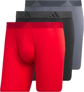 adidas Men's Microfiber Boxer Brief, Performance Boxer Briefs Underwear Pack for Men