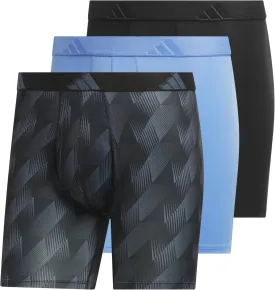 adidas Men's Microfiber Boxer Brief, Performance Boxer Briefs Underwear Pack for Men