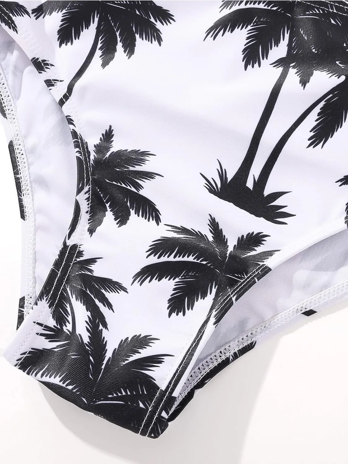 Girl's 3 Piece Bikini Bathing Suit Printed Sport Swimsuits with Shorts Cove Up Sets Teen Girl's Swimwear