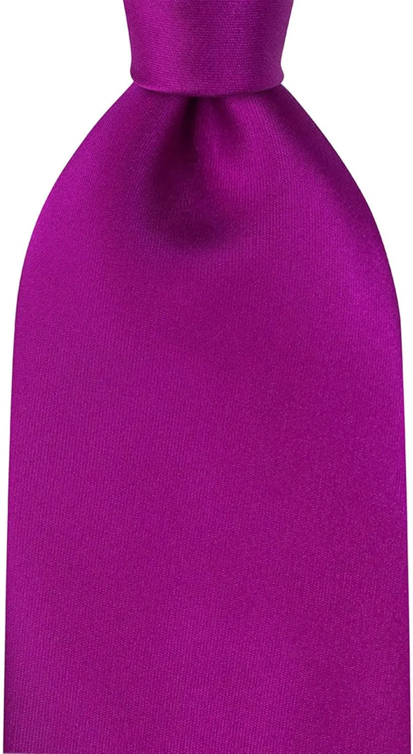 KissTies Satin Tie Set Solid Ties Mens Necktie   Pocket Square