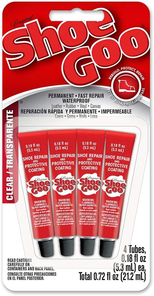 Shoegoo 5510110 Mini Adhesive (4 Pack), 0.18 fl. oz., Clear